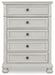 Robbinsdale - Antique White - Five Drawer Chest - Youth - Simple Home Plus