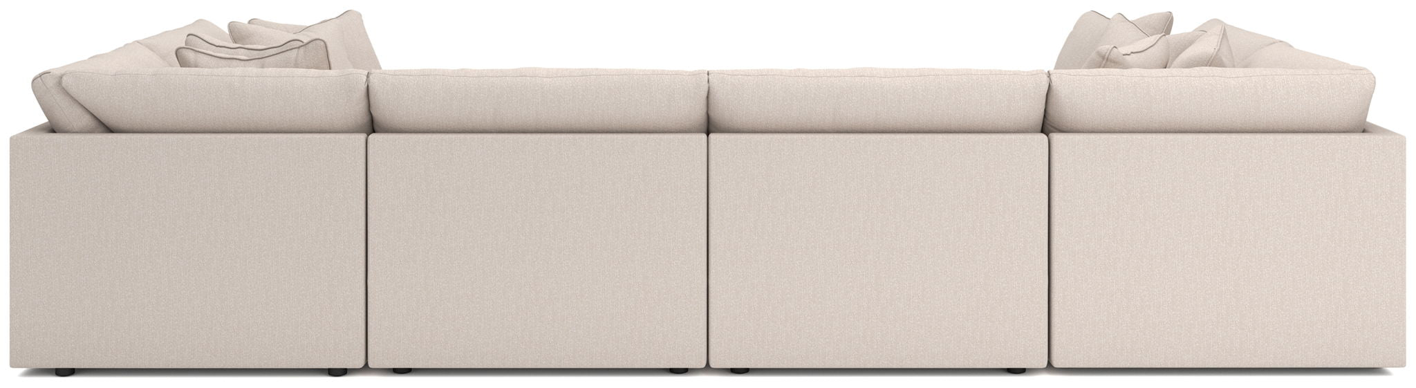 Whitehaven - 6-Piece Sectional - Oyster - Simple Home Plus