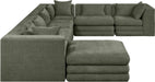 Stellar - 7 Piece Chenille Fabric Upholstered Modular Sectional - Simple Home Plus