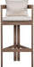 Newport - Water Resistant Fabric Upholstered Outdoor Patio Bar Stool - Simple Home Plus