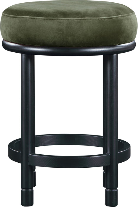 Monette - Counter Stool With Black Base - Simple Home Plus