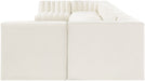 Rummi - Armless Velvet Performance Fabric Upholstered 9 Piece Modular Sectional - Simple Home Plus