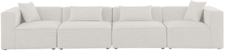 Cube - Linen Modular 4 Seat Sofa - Simple Home Plus