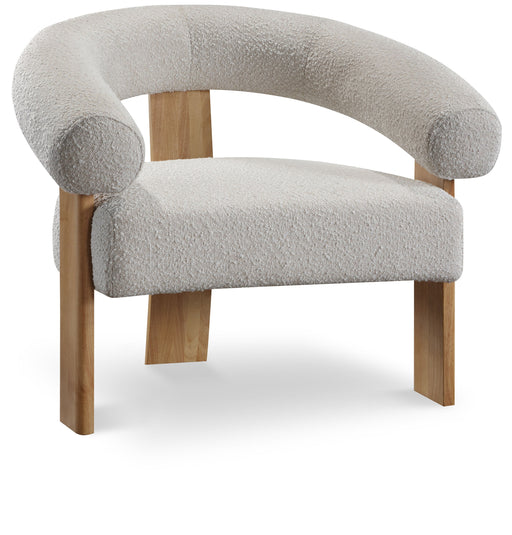 Winston - Accent Chair With Natural Legs - Simple Home Plus