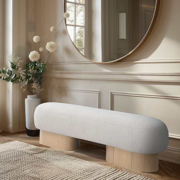Robertson - Bench With Natural Base - Simple Home Plus