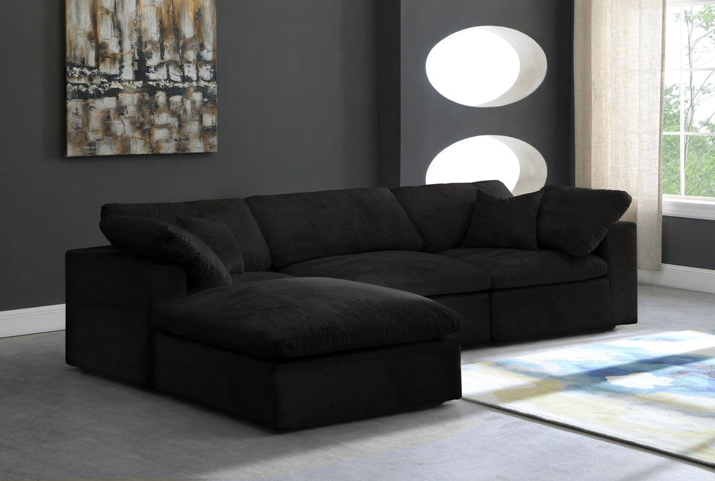 Cozy - 4 Piece Modular Sectional With Chaise - Simple Home Plus