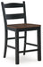 Valebeck - Black / Brown - Barstool (Set of 2) - Simple Home Plus