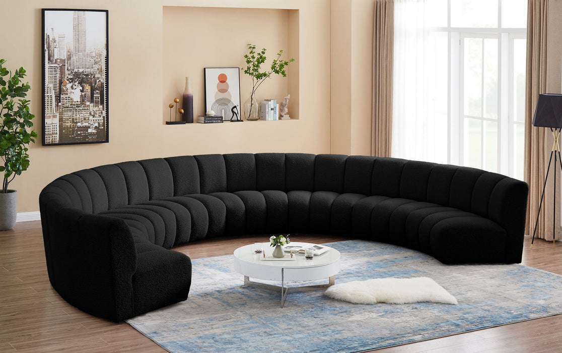 Infinity - 8 Piece Boucle Modular Sectional - Simple Home Plus