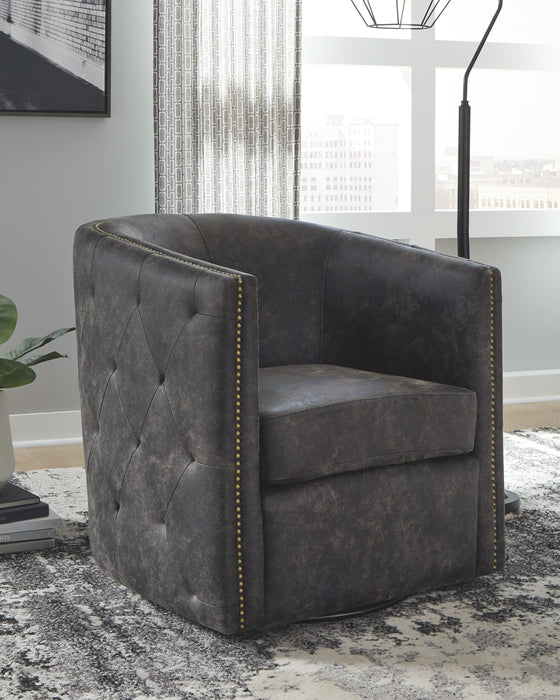 Brentlow - Swivel Accent Chair - Simple Home Plus