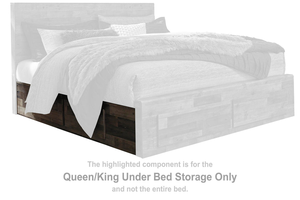 Derekson - Queen/King Under Bed Storage - Multi Gray - Simple Home Plus