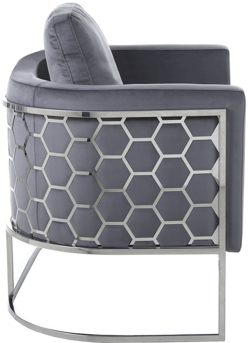 Casa - Loveseat with Chrome Legs - Simple Home Plus