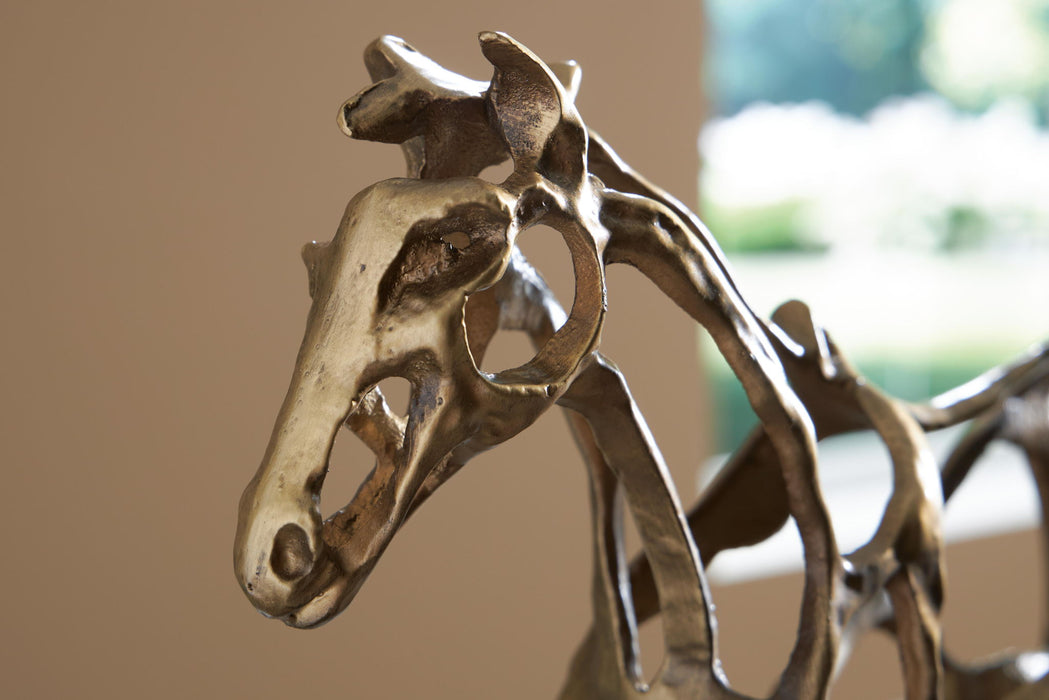 Grainville - Sculpture - Antique Gold Finish - Simple Home Plus