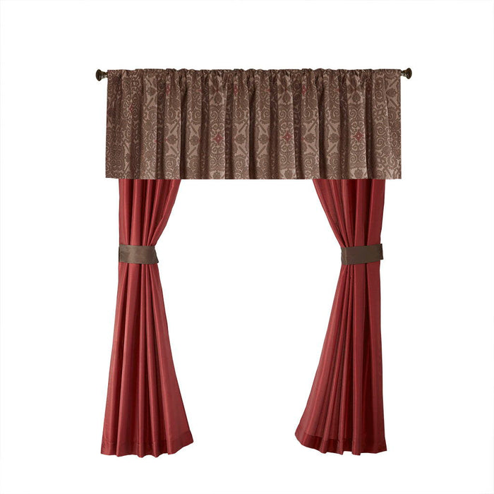 Delaney - California King 24 Piece Room In A Bag - Red - Simple Home Plus