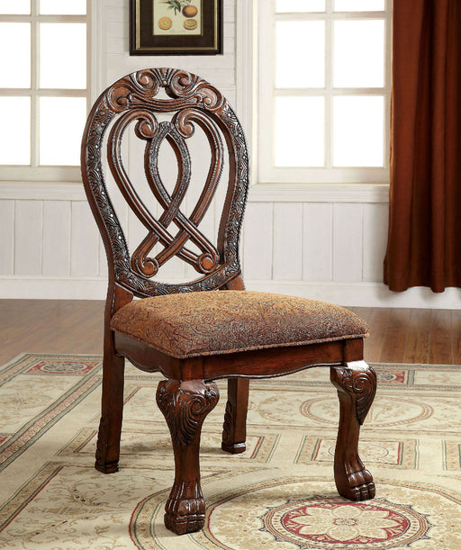 Wyndmere - Side Chair (Set of 2) - Brown / Cherry - Simple Home Plus