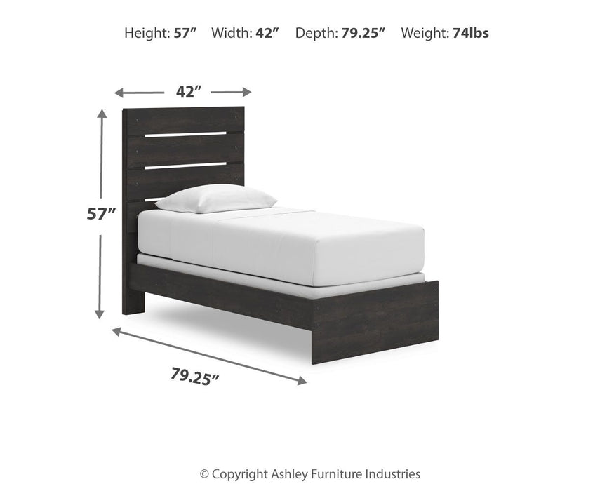 Hollivern - Panel Bed - Simple Home Plus