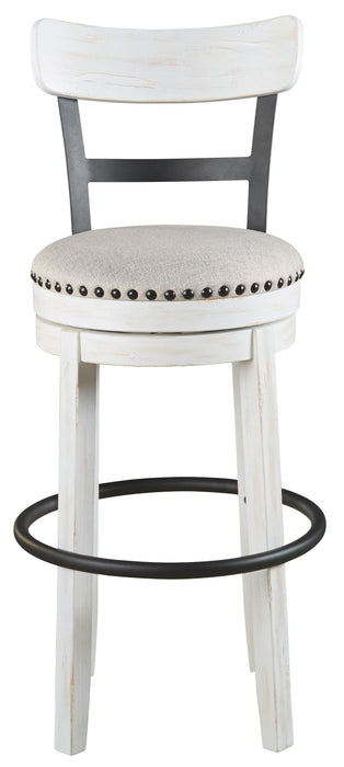 Valebeck - Tall Upholstered Swivel Barstool - Simple Home Plus