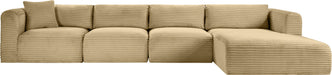 Shaggy - 4 Piece Modular Sectional - Simple Home Plus