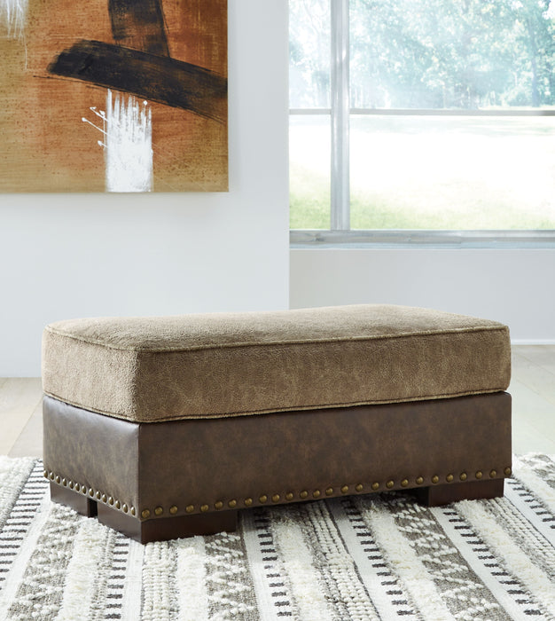 Alesbury - Chocolate - Ottoman - Simple Home Plus