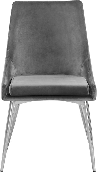 Karina - Dining Chair with Chrome Legs (Set of 2) - Simple Home Plus