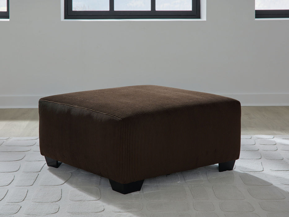 Kimlee - Chocolate - Oversized Accent Ottoman - Simple Home Plus