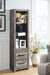 Wynnlow - Pier - Two Drawers & Two Shelves - Gray Dark - Simple Home Plus