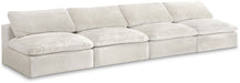 Cozy - Modular Armless 4 Seat Sofa - Simple Home Plus