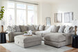 Aslan Court - Sectional With Ottoman Set - Simple Home Plus