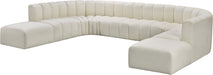 Arc - Faux Leather Modular Sectional - Simple Home Plus