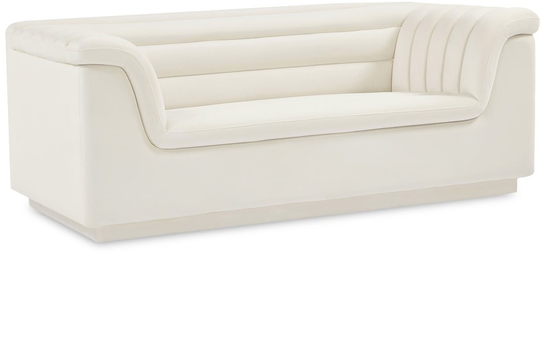 Cascade - Velvet Loveseat - Simple Home Plus