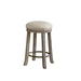 Oaktown - Swivel Counter Stool - Cream / Reclaimed Gray - Simple Home Plus