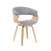 Summer - Upholstered Dining Chair - Brown - Simple Home Plus
