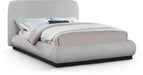 Rigby - Linen Bed With Black Base - Simple Home Plus