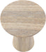 Cassino - Concrete Indoor/Outdoor End Table - Travertine - Simple Home Plus