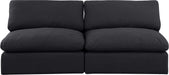 Comfy - Linen Modular Armless Sofa 2 Seats - Simple Home Plus