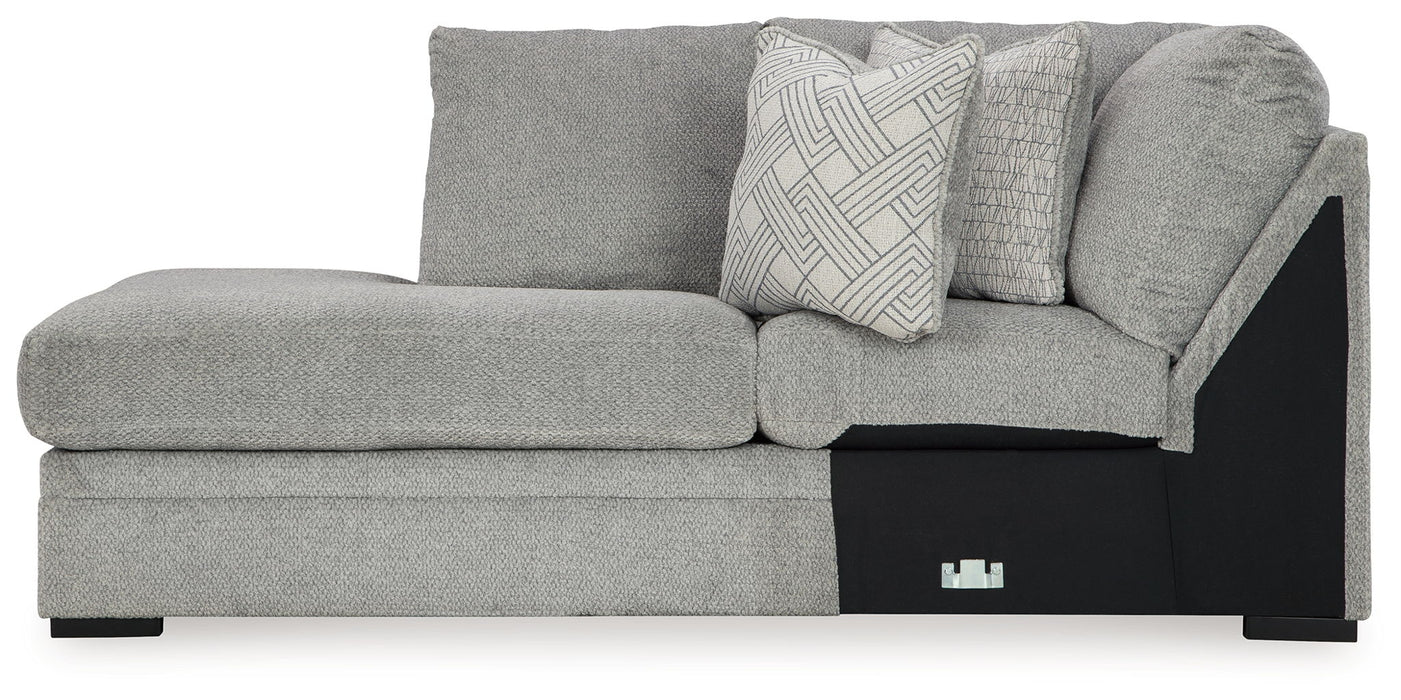 Casselbury - Laf Corner Chaise - Cement - Simple Home Plus