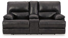Mountainous - Eclipse - Power Reclining Loveseat With Console /Adj Headrest - Simple Home Plus