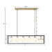 Helena - Industrial Styled Chandelier - Antique Brass - Simple Home Plus
