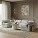 Indulge - Linen 6 Piece Modular U-Shaped Sectional - Simple Home Plus