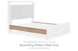 Kinlanni - Queen/King Platform Rails - Tan - Simple Home Plus