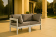 Nizuc - Outdoor Patio 2 Seat Modular Sofa With White Frame - Simple Home Plus