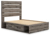 Graystorm - Panel Storage Bed - Simple Home Plus