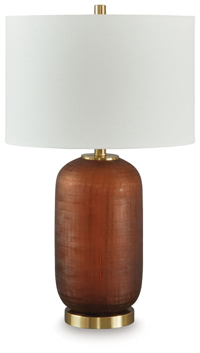 Farberman - Amber - Glass Table Lamp - Simple Home Plus