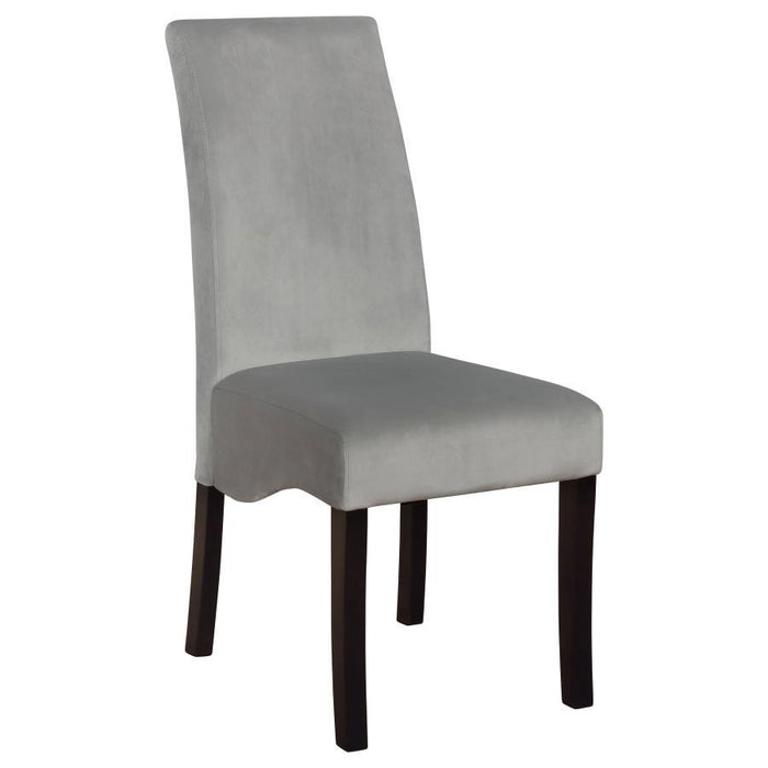 Stanton - Upholstered Dining Side Chairs (Set of 2) - Gray - Simple Home Plus
