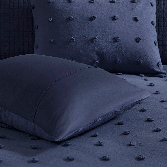 Brooklyn - Comforter Set - Indigo Blue - Simple Home Plus