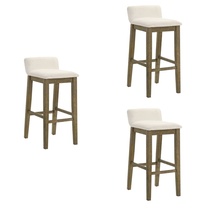 Annikah - Modern Transitional Wood Bar Height Kitchen Bar Stool - Simple Home Plus