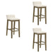 Annikah - Modern Transitional Wood Bar Height Kitchen Bar Stool - Simple Home Plus
