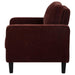 Ruth - Upholstered Track Arm Accent Chair - Simple Home Plus