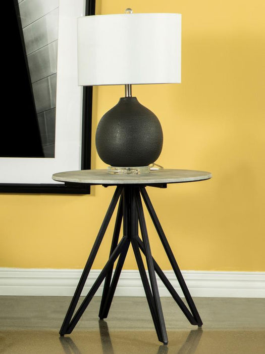 Hadi - Round Smart Top Table - Simple Home Plus