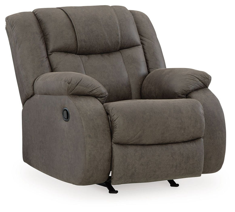 First Base - Gunmetal - Rocker Recliner - Simple Home Plus