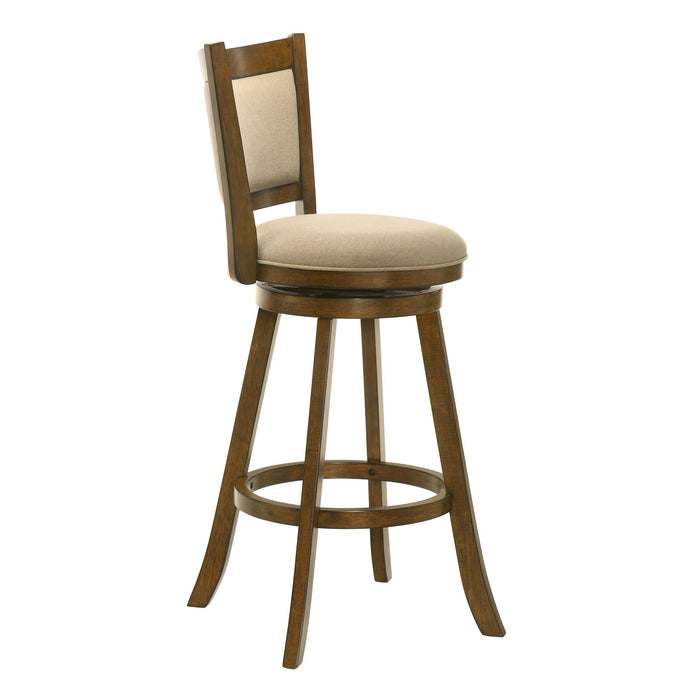 Aiden - Modern Farmhouse Swivel Wood Bar Height Kitchen Bar Stool - Simple Home Plus
